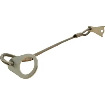 Lanko pro jízdní kolo Pojišťovací lanko hydraulických hadic, 30cm, průměr oka 24,5mm Stopflex WRA245