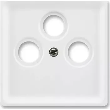 Stavebniny Kryt zásuvky televizní, rozhlasové a satelitní jasně bílá ABB Classic 5011C-A201 B1