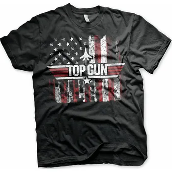 Pánské tričko Top Gun tričko, America Black, pánské S