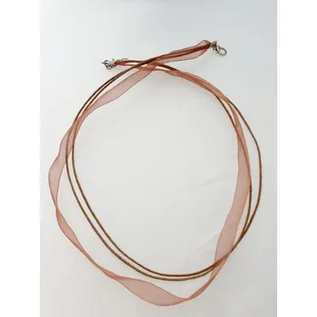 Řetízek Stužka světle hnědá
