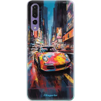 Telefonní příslušenství Odolné silikonové pouzdro iSaprio - Abstract Porsche - Huawei P20 Pro
