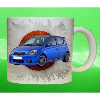 hrnek Toyota Yaris 2003 550ml (hrneček s osobním autem TOYOTA)