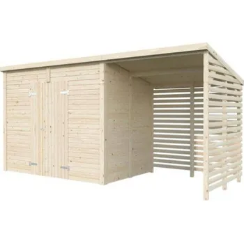 Zahradní domek Zahradní domek s dřevníkem Leif 4,5 + 2,9 m2