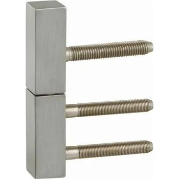 pant TI - Hranatá krytka na závěs - 0251 sada krytek (obsahuje krytku na spodní a vrchní díl jednoho kusu pantu), na průměr pantu 15 mm OCS - Chrom broušený (96)