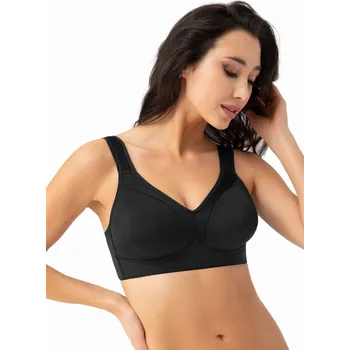 Dámské spodní prádlo Podprsenka nevyztužená bez kostic GORSENIA.1051 černá 75H 0