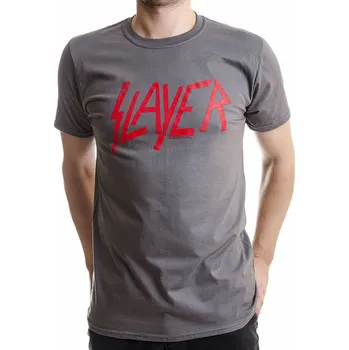 Pánská móda Slayer tričko, Distressed Logo, pánské XXL