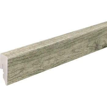 soklová lišta Podlahová lišta Skandor KU048L plastová 2400 x 38,5 x 15 mm dub šedý