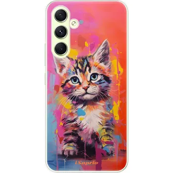 Pouzdro na mobilní telefon Odolné silikonové pouzdro iSaprio - Kitten - Samsung Galaxy A54 5G