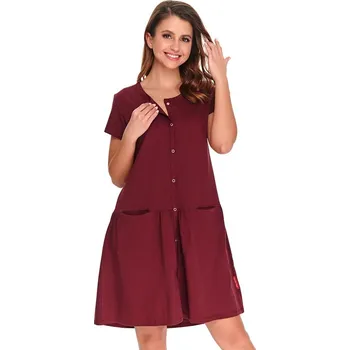 Dámské noční prádlo Noční košile DOCTOR NAP TCB.9445 SANGRIA L 0