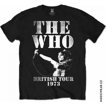 Pánská móda The Who tričko, British Tour 1973, pánské M