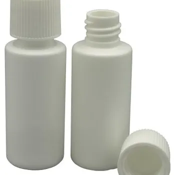 Láhev 30 ml bílá lahvička + uzávěr s dětsk. poj. ST