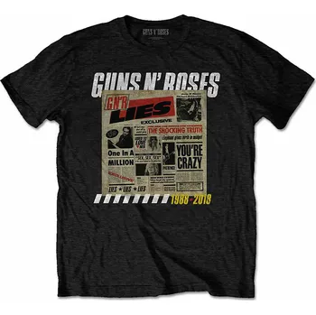 Pánská móda Guns N Roses tričko, Lies Track List, pánské XXL