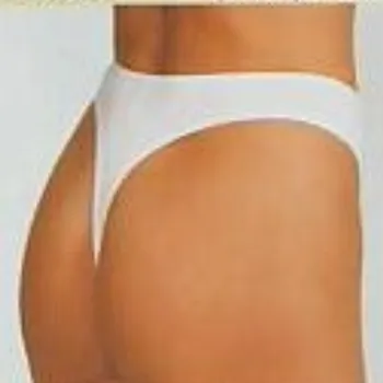 Kalhotky Dámská tanga ALS-03, žlutý + fialový melír, vel. M