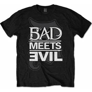 Pánská móda Eminem tričko, Bad Meets Evil Logo, pánské XL
