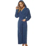 Dlouhý dámský župan L&L NAVY FROTTE XXL 0