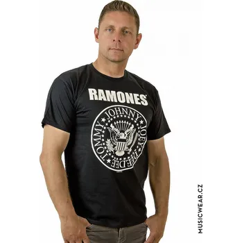 Pánská móda Ramones tričko, Hey Ho Front & Back, pánské M