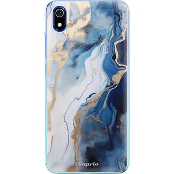 Pouzdro na mobilní telefon Odolné silikonové pouzdro iSaprio - Blue White Marble - Xiaomi Redmi 7A