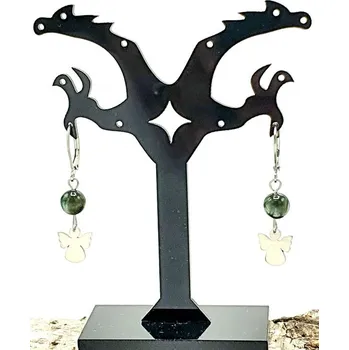 Drahý kámen Náušnice - Serafinit