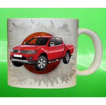 hrnek s Mitsubishi L200 150ml (hrneček s osobním autem Mitsubishi)