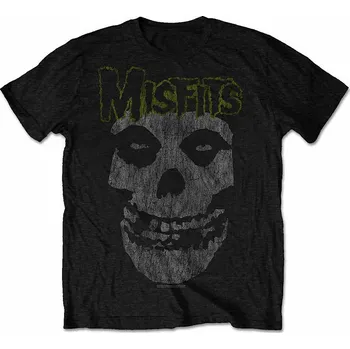 Pánská móda Misfits tričko, Classic Vintage Black, pánské XL