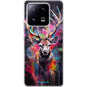 Telefonní příslušenství Odolné silikonové pouzdro iSaprio - Abstract Deer - Xiaomi 13 Pro
