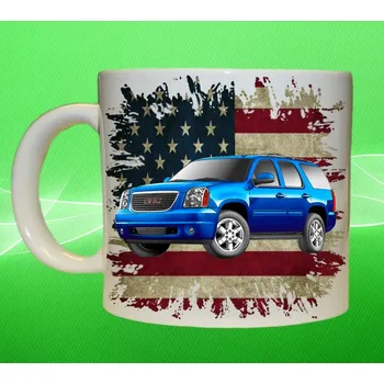 hrnek s GMC Yukon 550ml (Hrneček s osobním autem GMC)