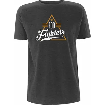 Pánské tričko Foo Fighters tričko, Triangle Heather Grey, pánské S
