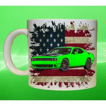 hrnek s Dodge Challenger 75ml (hrneček s osobním autem )