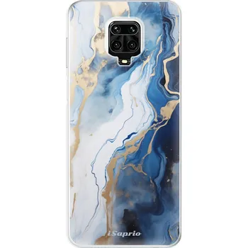 Pouzdro na mobilní telefon Odolné silikonové pouzdro iSaprio - Blue White Marble - Xiaomi Redmi Note 9 Pro / Note 9S