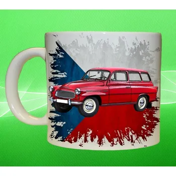 hrnek s autem České auta 30 75ml (hrneček s osobním autem České výroby)