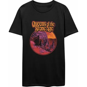 Pánská móda Queens of the Stone Age tričko, Hell Ride Black, pánské M