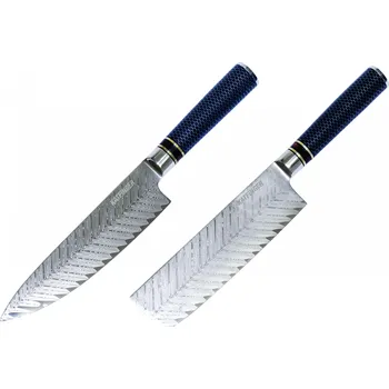 Kuchyňský nůž KATFINGER | Resin | sada damaškových nožů 2ks | KFs003