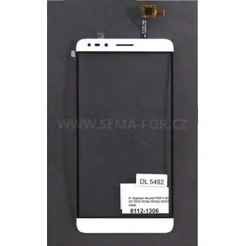 6" dotykové sklo Alcatel POP 4 (6) OT 7070 7070A 7070Q 7070X bílé