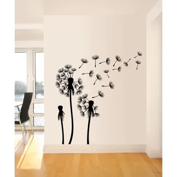 Samolepící dekorace Samolepka na zeď Pampeliška (dekorace na zeď)