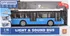 Autobus na baterie 28 x 7 x 9 cm modrý