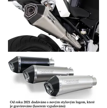 Výfuk pro motocykl Kompletní výfukový systém - MATNÝ NEREZ - 016683 082017