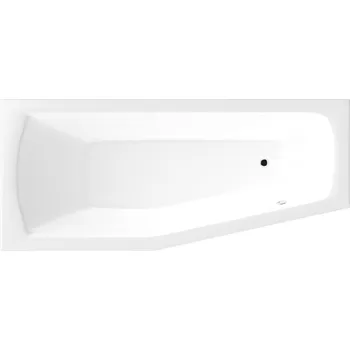 Vana AQUALINE OPAVA vana 170x70x39cm bez nožiček, levá, bílá C1770