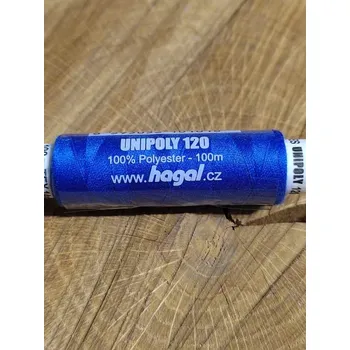 Nit Polyesterové nitě Unipoly návin 100 m 545 Modrá královská