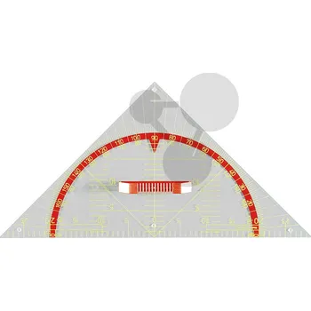 pravítka Geometrický trojúhelník 45°, 60 cm
