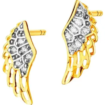 Náušnice Zlaté náušnice- Křídla - K-660.02