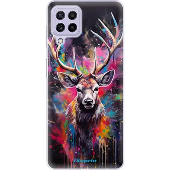 Pouzdro na mobilní telefon Odolné silikonové pouzdro iSaprio - Abstract Deer - Samsung Galaxy A22