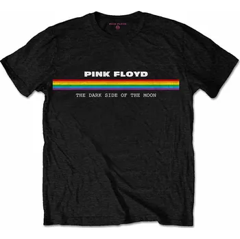 Pánská móda Pink Floyd tričko, Spectrum Stripe Black, pánské M
