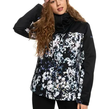 Bunda Roxy Jetty Block kvj1 true black black flowers L