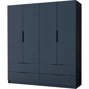 Šatní skříň ARK Sylvia 207 cm modrá