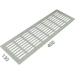SRL - ALFA větrací mřížka šířka 130 x 400 mm 130 mm, 400 mm F9 - Nerez elox