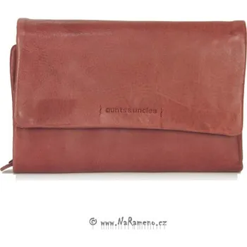 Peněženka Měkká červená peněženka Aunts and Uncles střední velikosti Peach