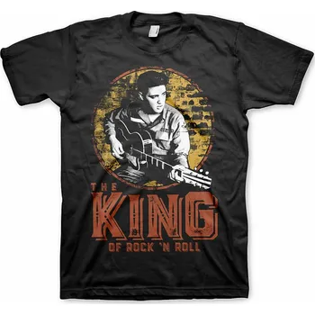 Pánské tričko Elvis Presley tričko, The King Of Rock 'n Roll, pánské L