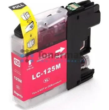 Brother LC125XL-M (LC125XL), kompatibilní purpurový originální
