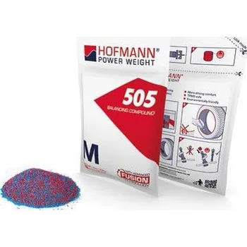 Sada na opravu pneumatiky 505-S 180g vyvažovací granulát pro nákladní,autobusové pneumatiky HOFMANN