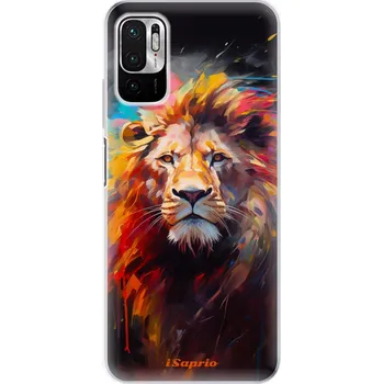 Pouzdro na mobilní telefon Odolné silikonové pouzdro iSaprio - Abstract Lion - Xiaomi Redmi Note 10 5G